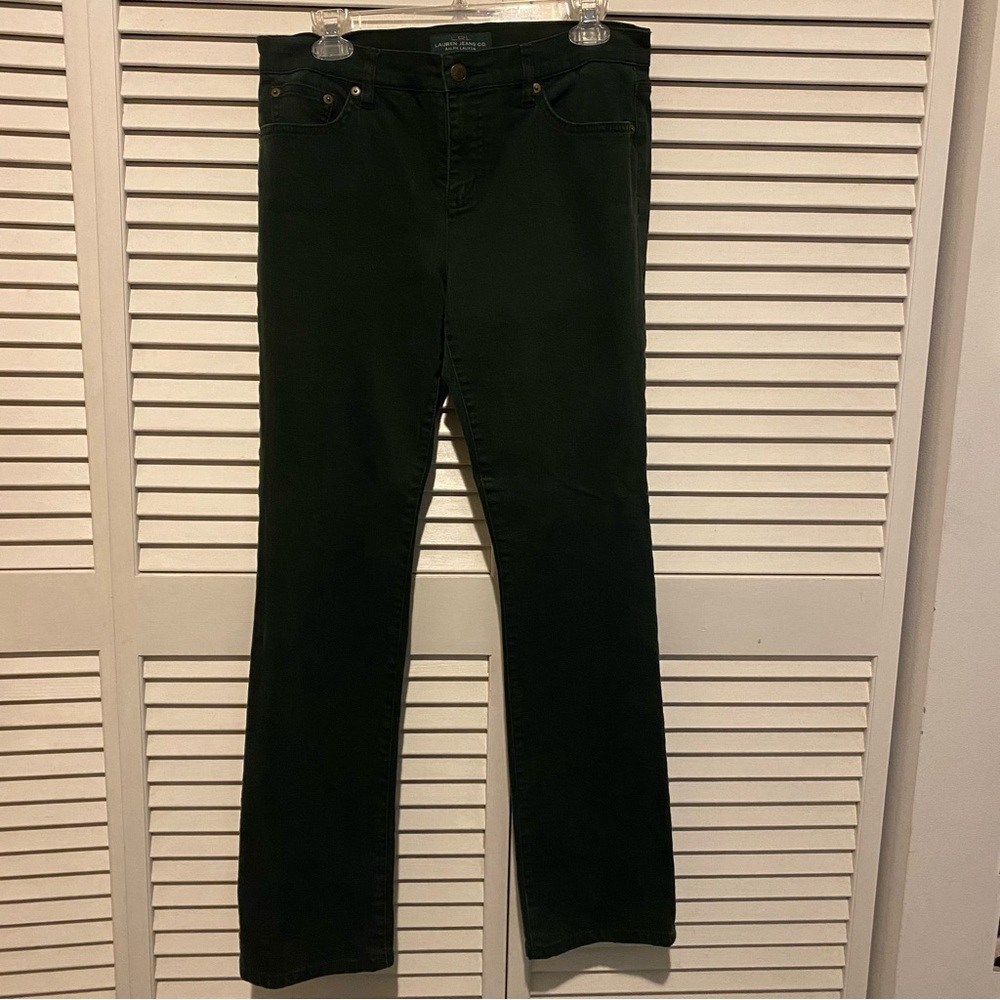 Ralph Lauren Women’s Jeans Dark Green Size 10
